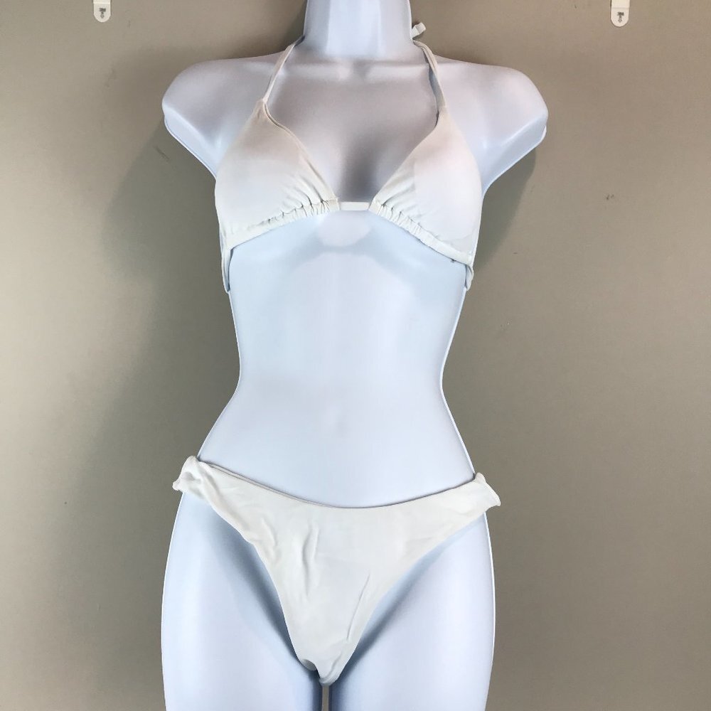 Women's White 2 pc Shein bikini NWOT